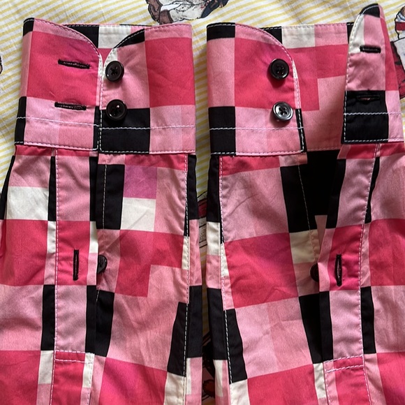 Marni Pieces Poplin Checked button down cotton long sleeve shirt / size 38 or 4 - Picture 7 of 16